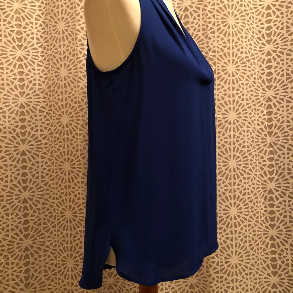 Vince Camuto Blue Sleeveless Size Small Top - Picture 3 of 6